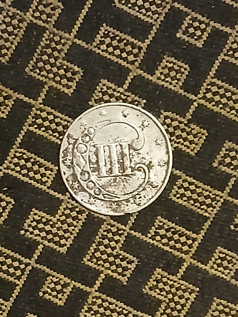 1853 Three Cents